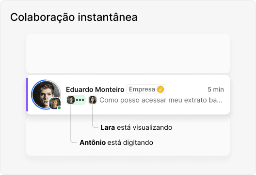 Colaboração instantânea